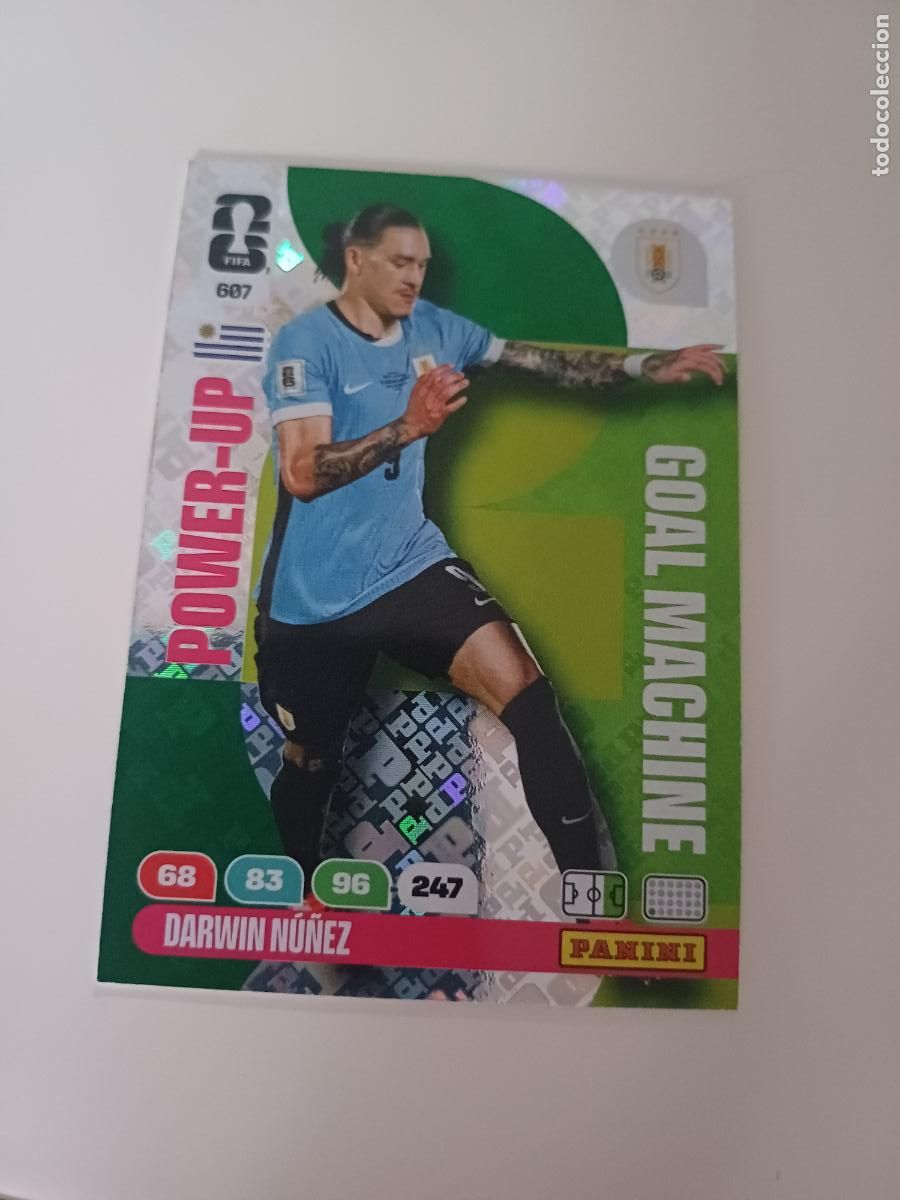Cromos de F&uacute;tbol: 607 - PU58 - Darwin N&uacute;&ntilde;ez / Uruguay