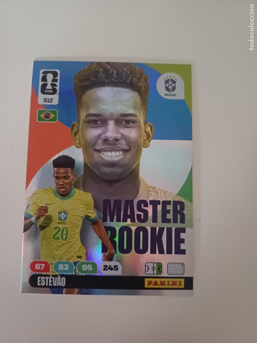 Cromos de F&uacute;tbol: 612 - MR05 - Est&ecirc;v&atilde;o / Brazil