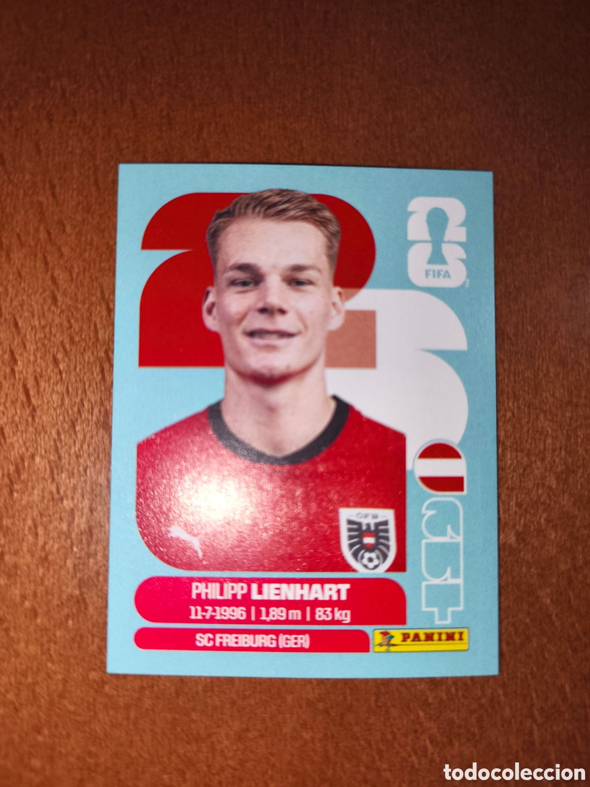Cromos de F&uacute;tbol: AUT6 Philipp Lienhart AUT 6 Fifa World Cup 2026 Austria