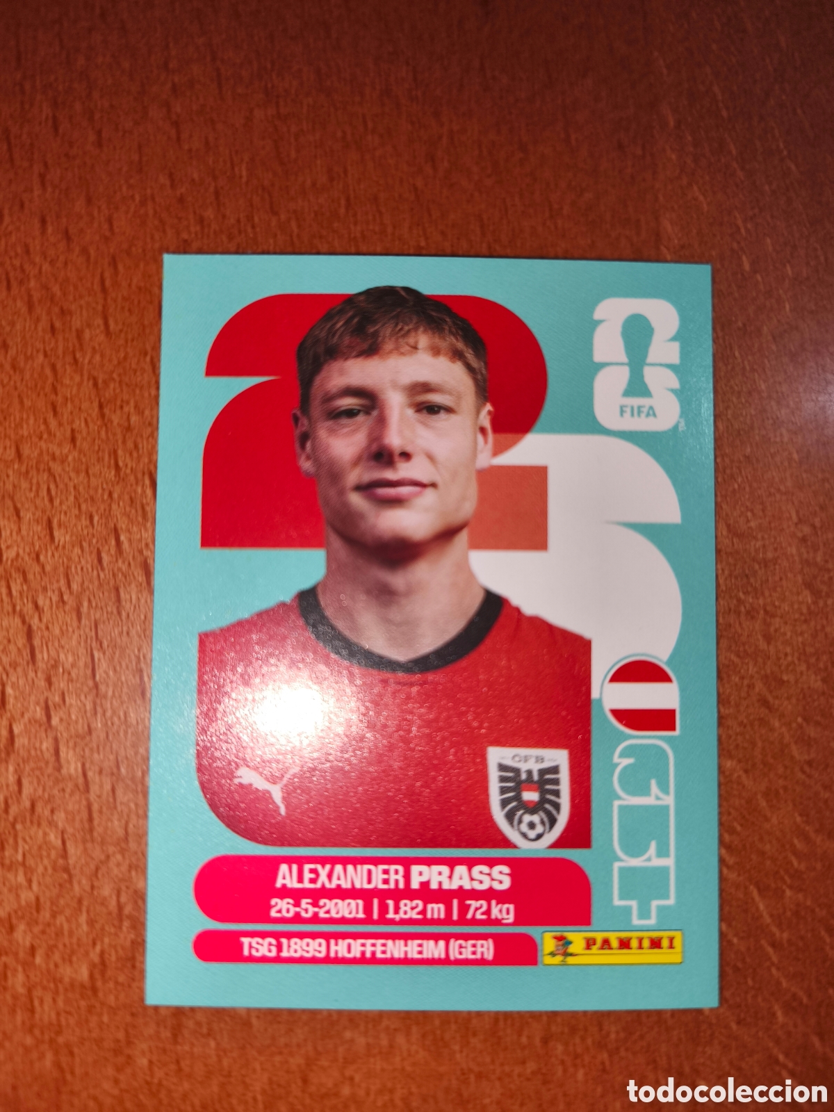 Cromos de F&uacute;tbol: AUT9 Alexander Prass AUT 9 Fifa World Cup 2026 Austria