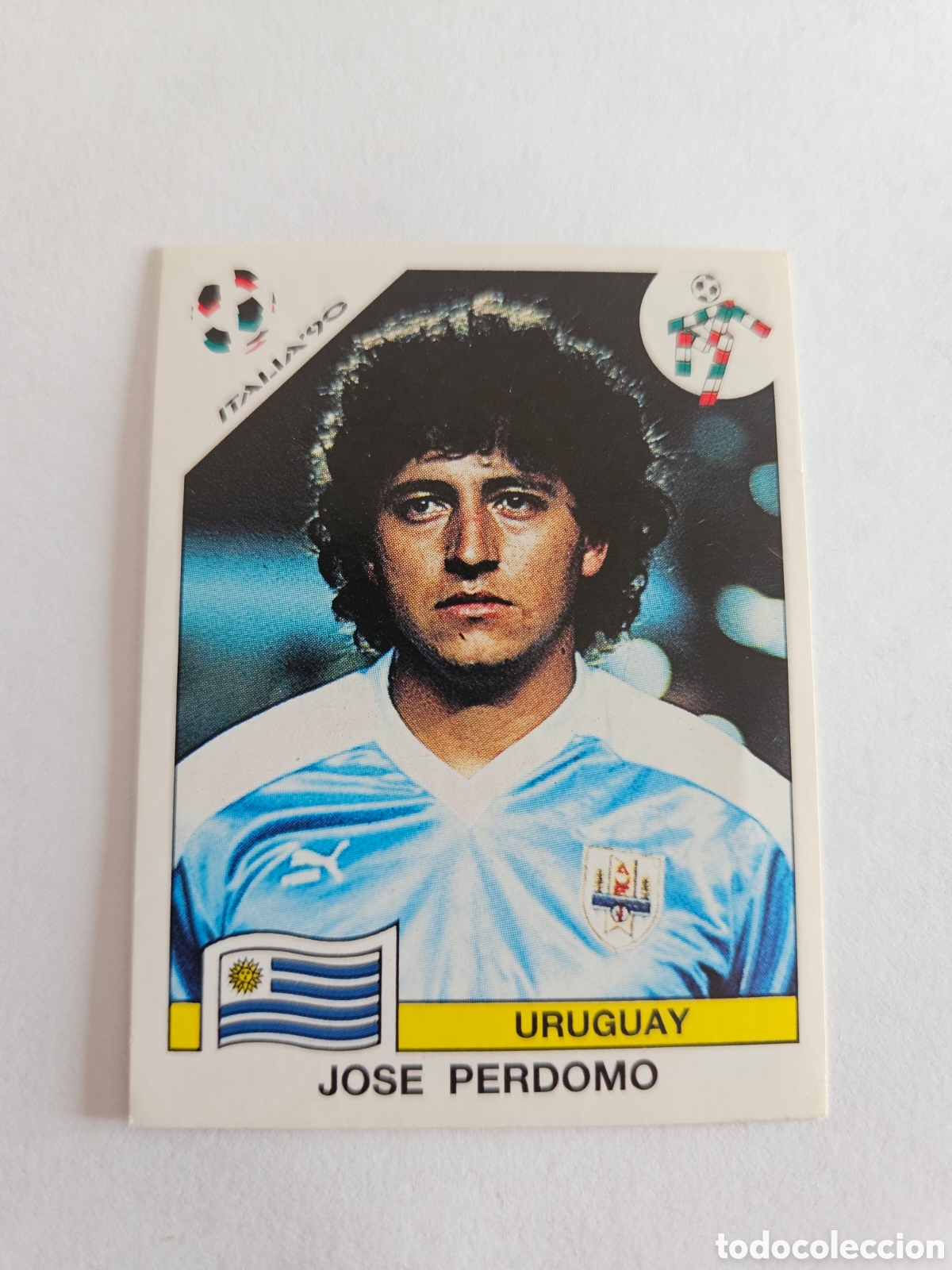 Cromos de Futebol: JOSE PERDOMO URUGUAY 372 MUNDIAL ITALIA 1990 90 PANINI NUNCA PEGADO SIN PEGAR