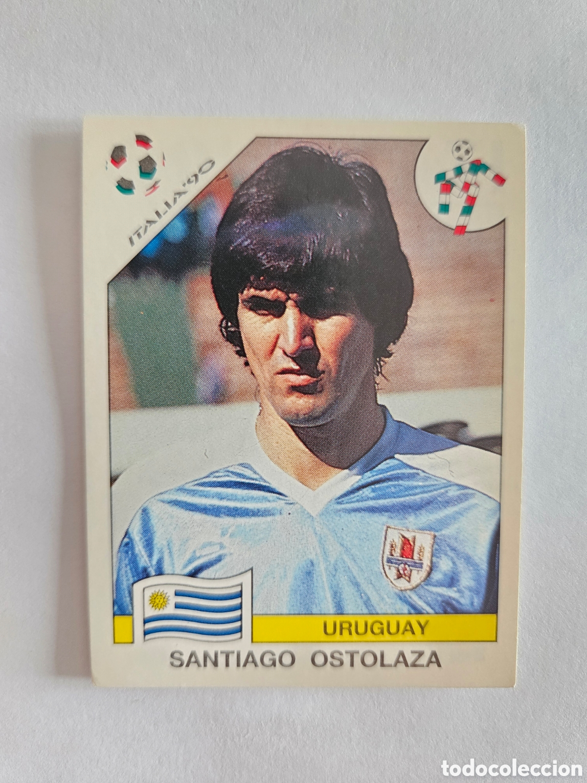 Cromos de F&uacute;tbol: GABRIEL CORREA SELECCION URUGUAY 374 MUNDIAL ITALIA 90 PANINI NUNCA PEGADO SIN PEGAR