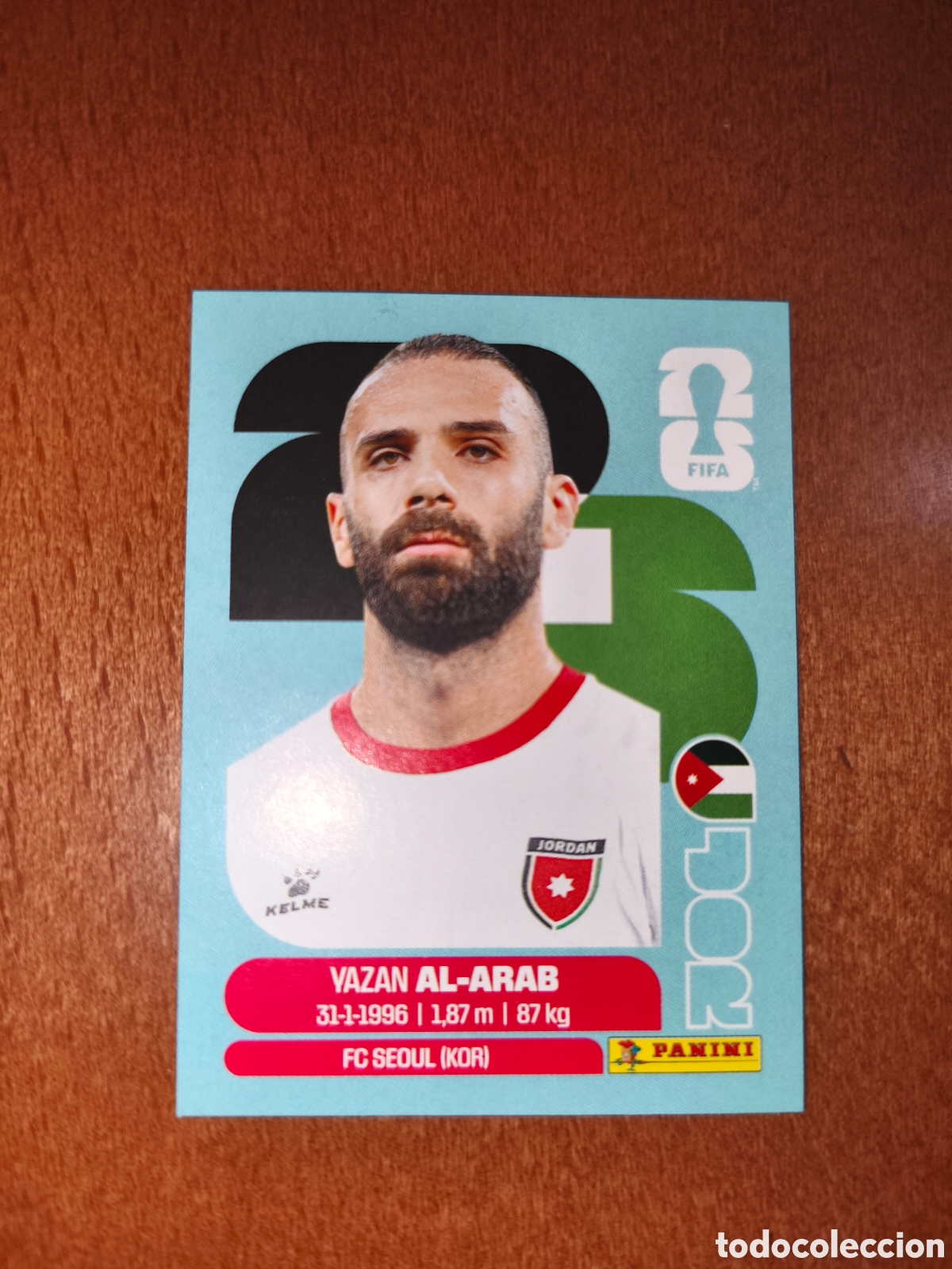 Cromos de F&uacute;tbol: JOR5 Yazan Al-Arab JOR 5 Fifa World Cup 2026 Jordania