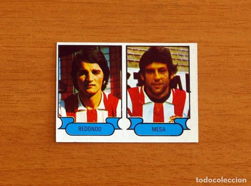 Cromos de F&uacute;tbol: Sporting de Gij&oacute;n - 68 Redondo-Mesa - Ruiz Romero 1978-1979, 78-79 - Nunca Pegado