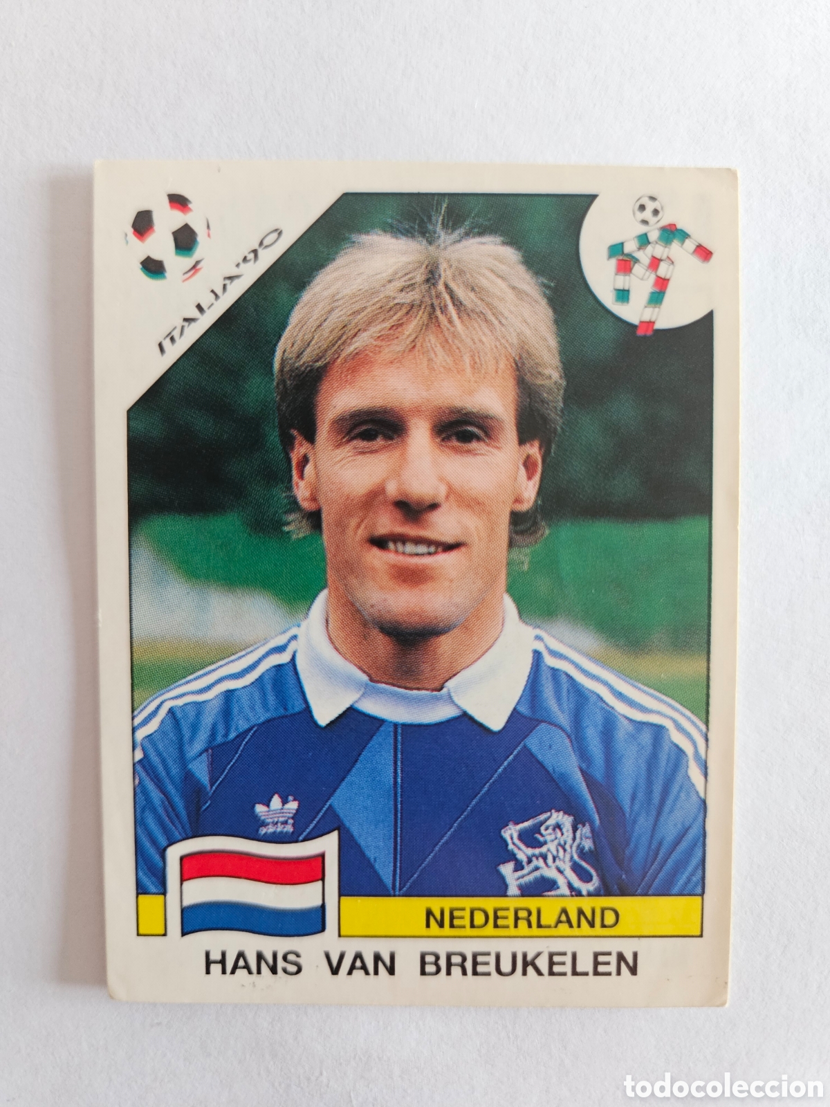 Cromos de F&uacute;tbol: HANS VAN BREUKELEN HOLANDA 402 MUNDIAL ITALIA 1990 90 PANINI NUNCA PEGADO SIN PEGAR