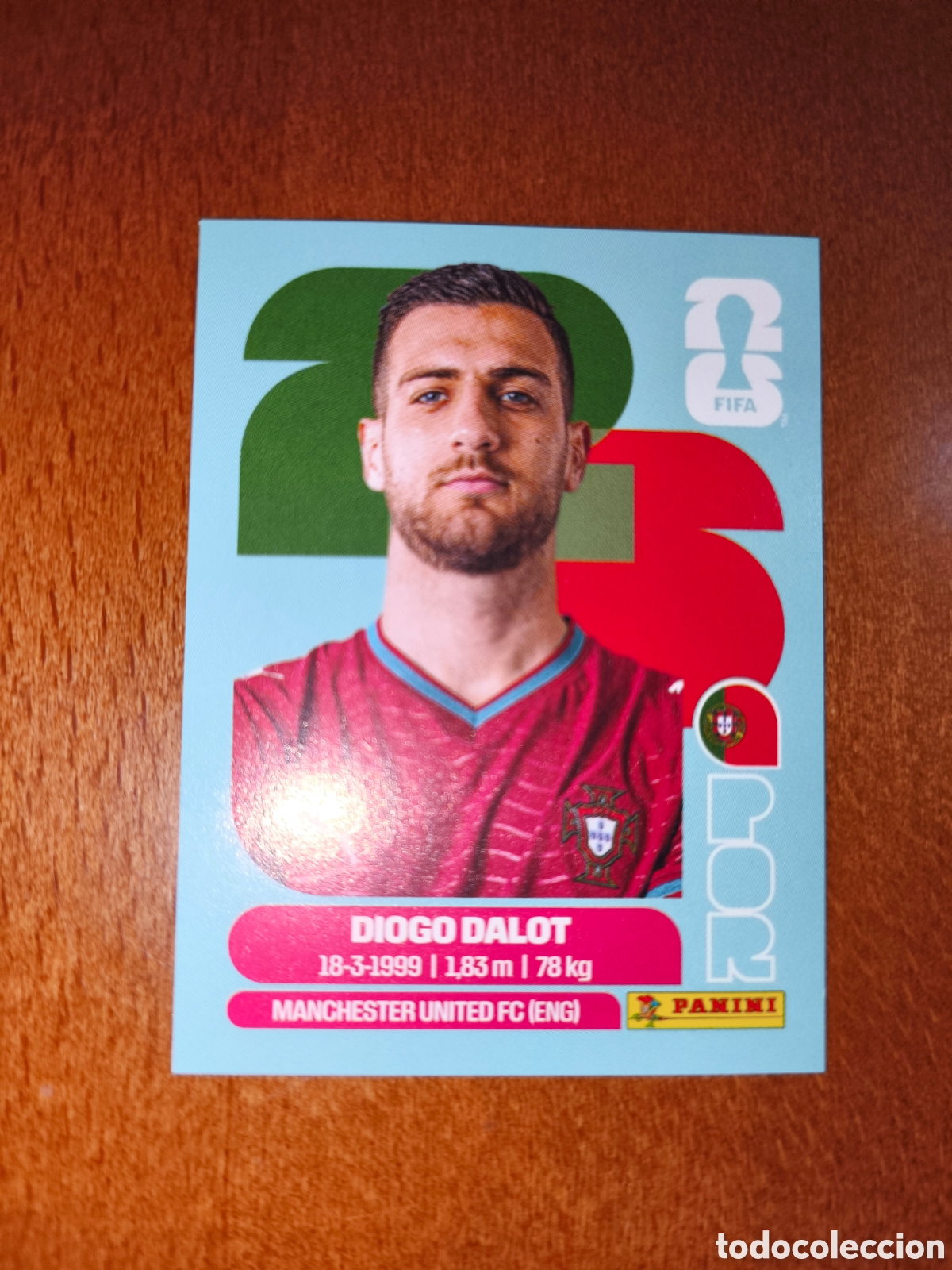 Cromos de F&uacute;tbol: POR6 Diogo Dalot POR 6 Fifa World Cup 2026 Portugal