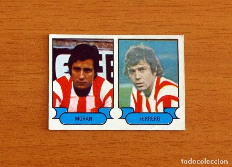 Cromos de F&uacute;tbol: Sporting de Gij&oacute;n - 72 Mor&aacute;n-Ferrero - Ruiz Romero 1978-1979, 78-79 - Nunca Pegado