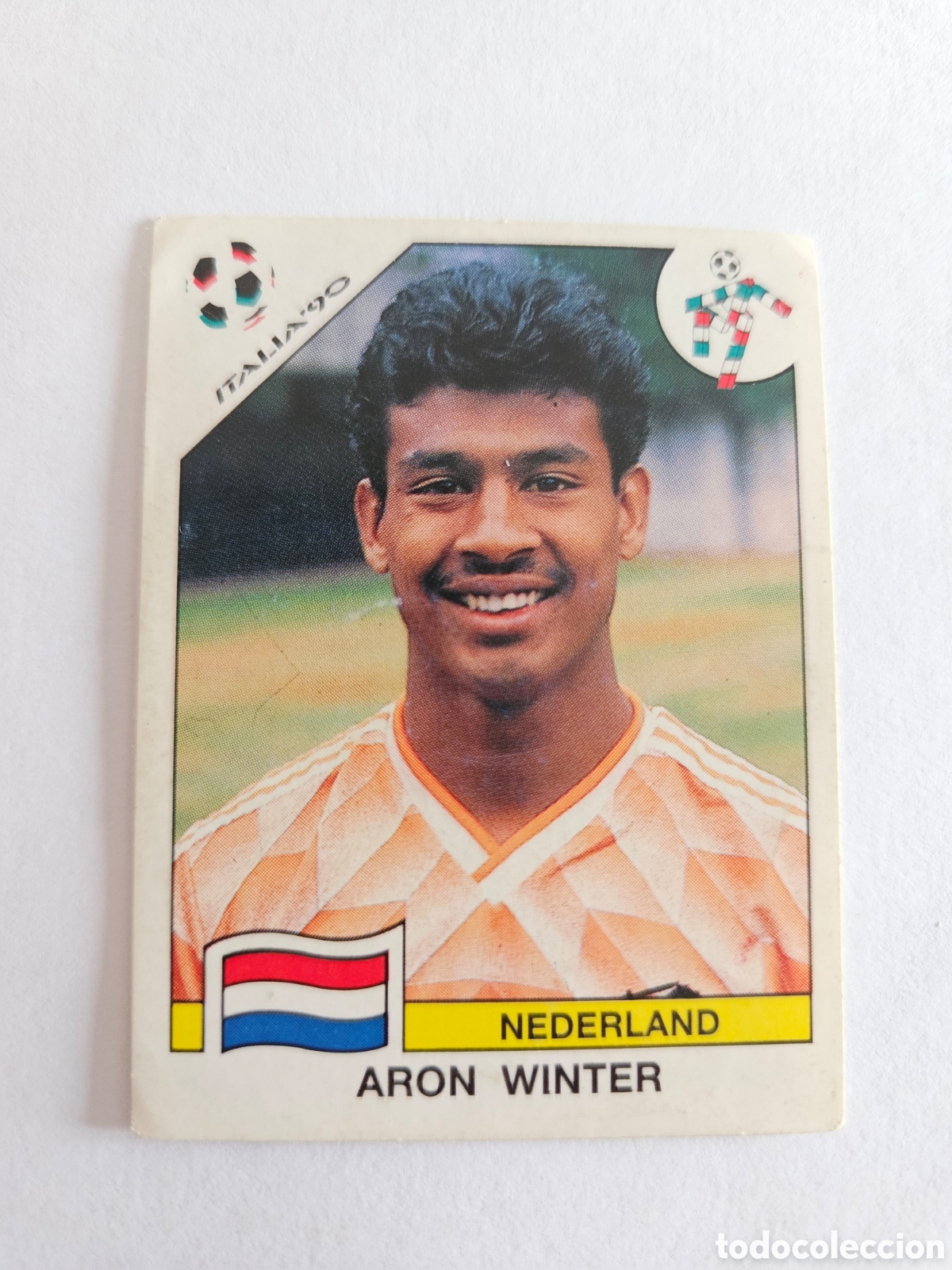Cromos de F&uacute;tbol: ARON WINTER HOLANDA 410 MUNDIAL ITALIA 1990 90 PANINI NUNCA PEGADO SIN PEGAR