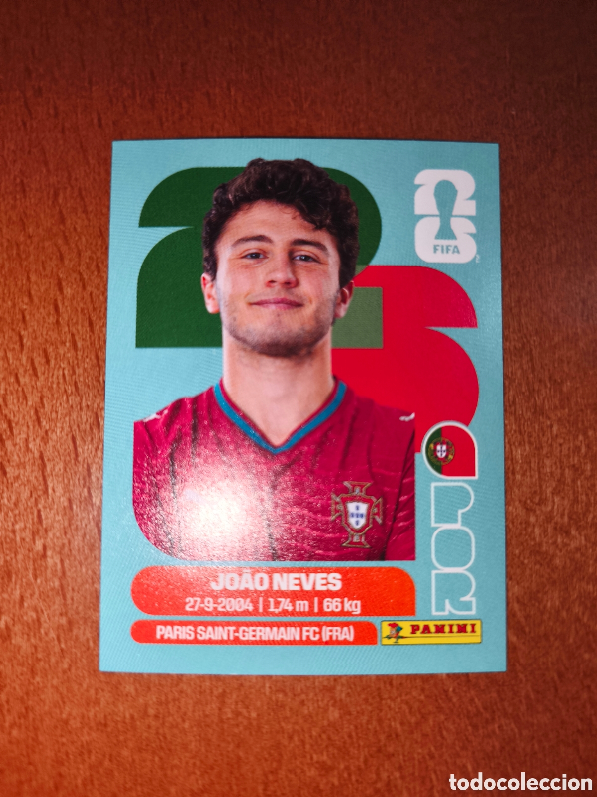 Cromos de F&uacute;tbol: POR14 Joao Neves POR 14 Fifa World Cup 2026 Portugal