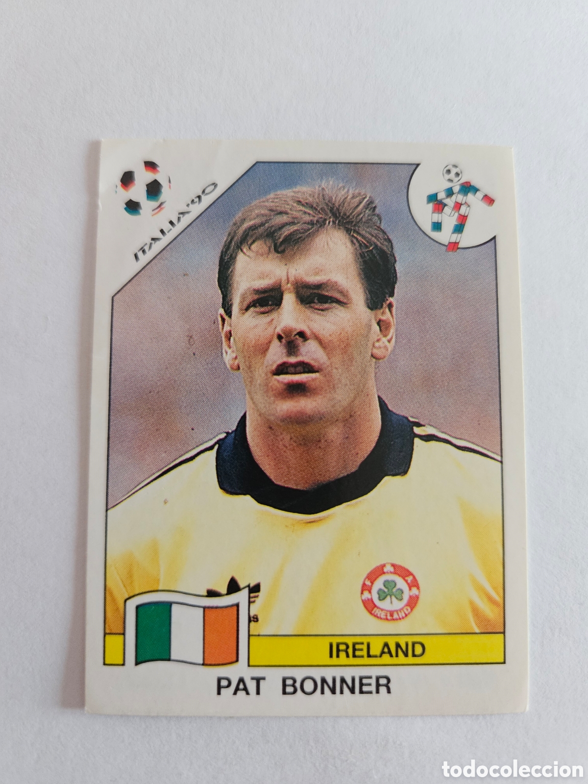 Cromos de F&uacute;tbol: PAT BONNER IRLANDA 421 MUNDIAL ITALIA 1990 90 PANINI NUNCA PEGADO SIN PEGAR