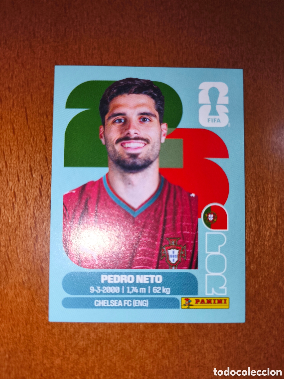 Cromos de F&uacute;tbol: POR19 Pedro Neto POR 19 Fifa World Cup 2026 Portugal