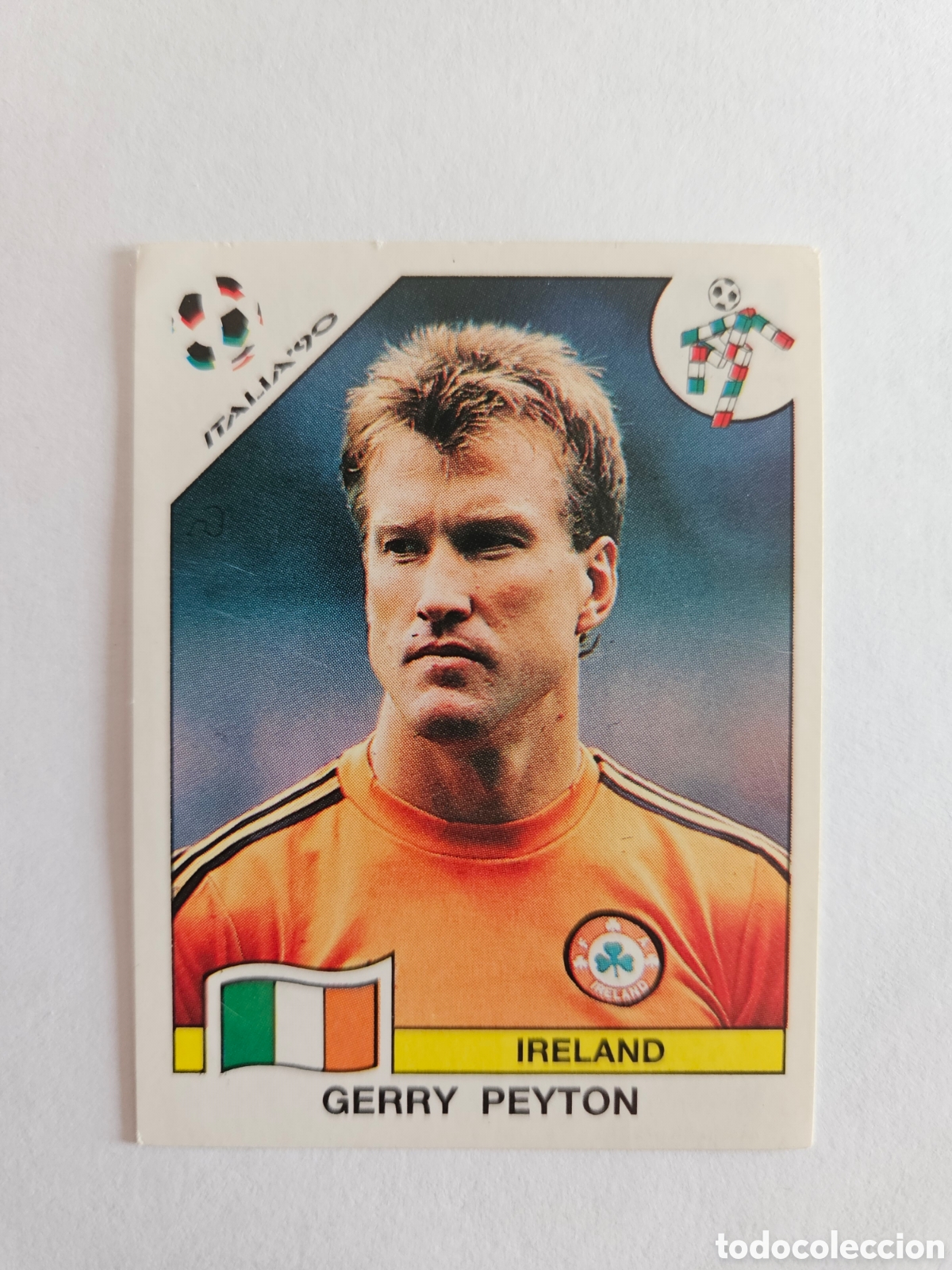 Cromos de F&uacute;tbol: GERRY PEYTON IRLANDA 422 MUNDIAL ITALIA 1990 90 PANINI NUNCA PEGADO SIN PEGAR