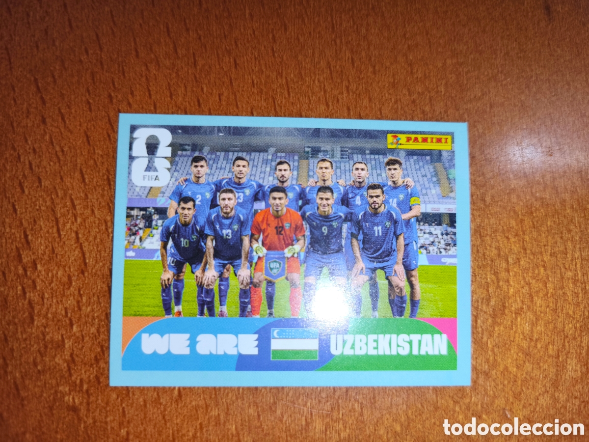 Cromos de F&uacute;tbol: UZB13 Equipo UZB 13 Fifa World Cup 2026 Uzbekist&aacute;n