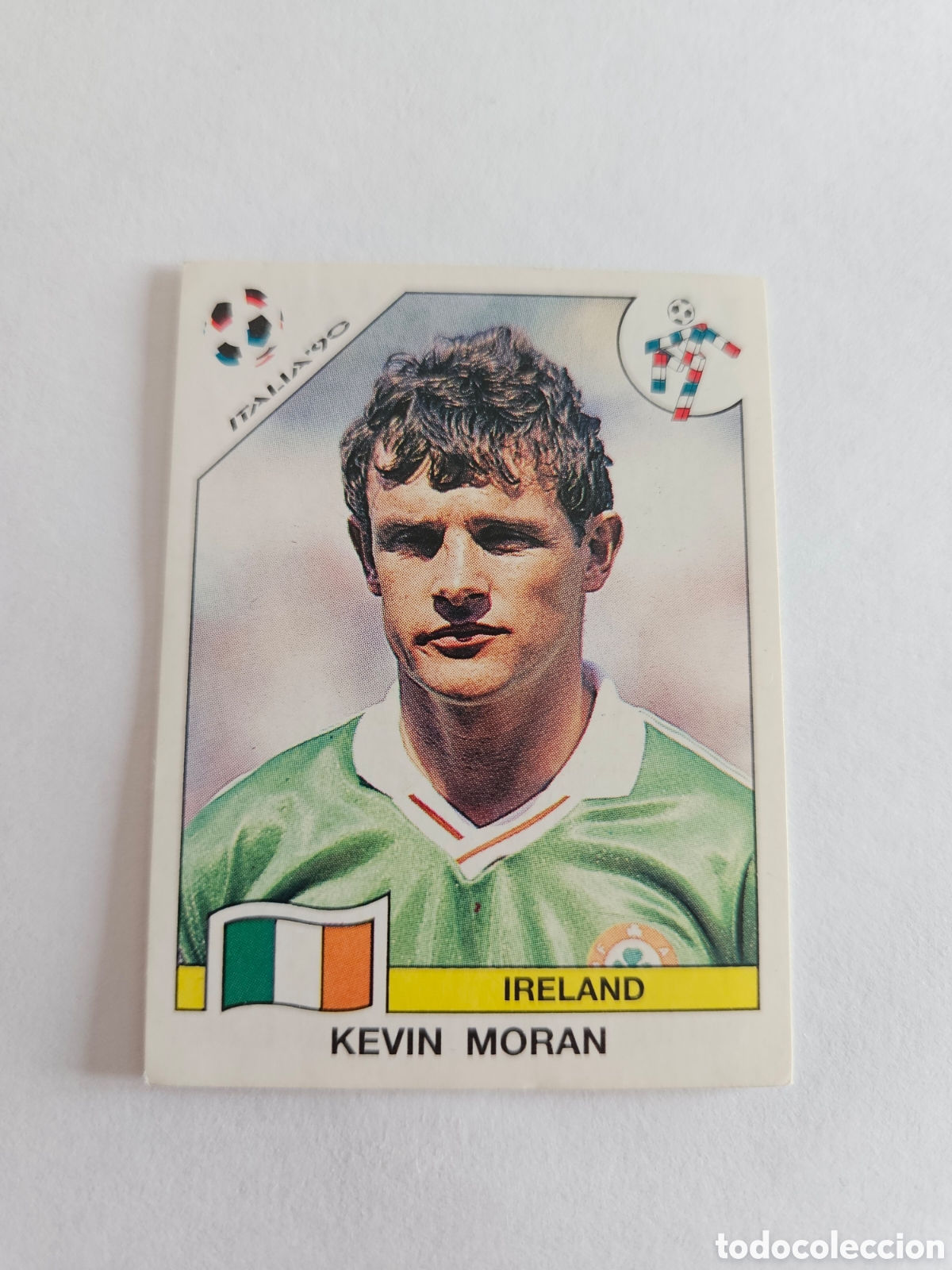 Cromos de F&uacute;tbol: KEVIN MORAN IRLANDA 426 MUNDIAL ITALIA 1990 90 PANINI NUNCA PEGADO SIN PEGAR