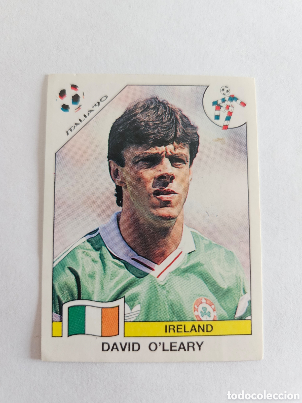Cromos de F&uacute;tbol: CROMO SIN PEGAR FUTBOL 90 PANINI MUNDIAL ITALIA 1990 IRLANDA 427 DAVID O&acute;LEARY
