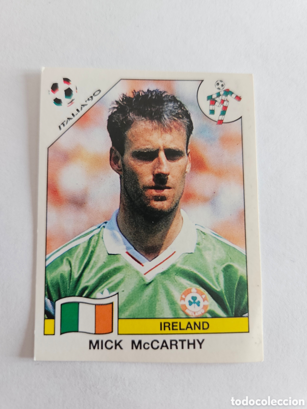 Cromos de F&uacute;tbol: MICK McCARTHY SELECCION IRLANDA 428 MUNDIAL ITALIA 90 PANINI NUNCA PEGADO SIN PEGAR