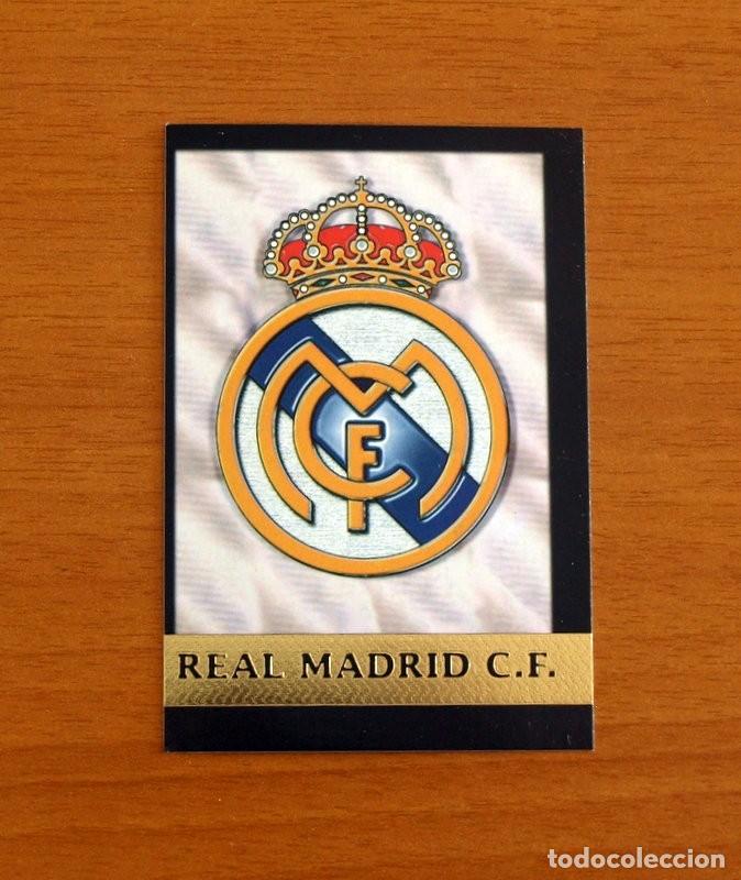 Cromos de F&uacute;tbol: Real Madrid - N&ordm; 19, Escudo - Mundicromo Las Fichas de la Liga 1999-2000, 99-00 - Mundi Cromo