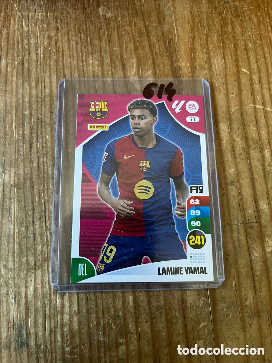 Fu&szlig;ball-Sticker: CROMO CARD PANINI ADRENALYN XL 2024 2025 LAMINE YAMAL BARCELONA # 70 LA LIGA