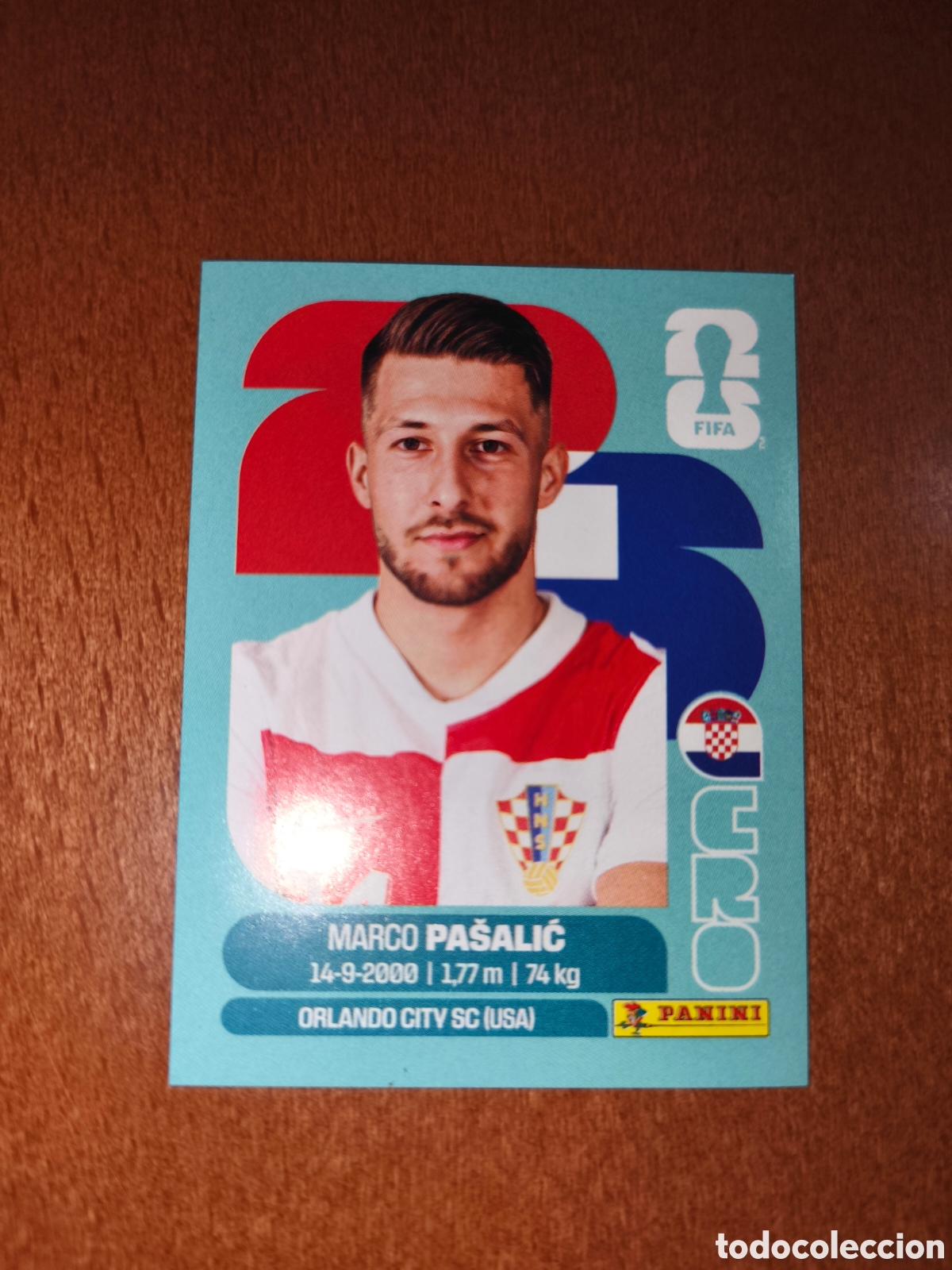 Fu&szlig;ball-Sticker: CRO17 Marco Pasalic CRO 17 Fifa World Cup 2026 Croacia