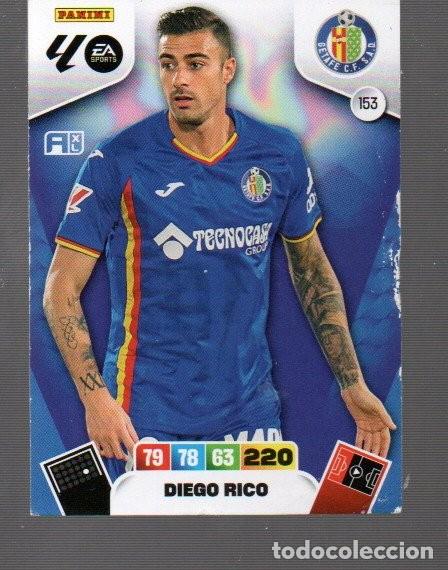 Fu&szlig;ball-Sticker: CROMO DE FUTBOL XL ADRENALYN PANINI LIGA 2025/26 N&ordm; 153 DE GETAFE DIEGO RICO