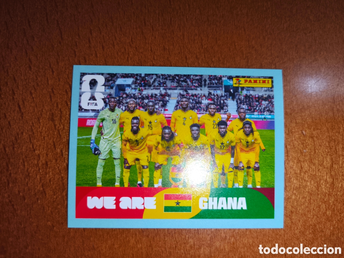Cromos de Futebol: GHA13 Equipo GHA 13 Fifa World Cup 2026 Ghana
