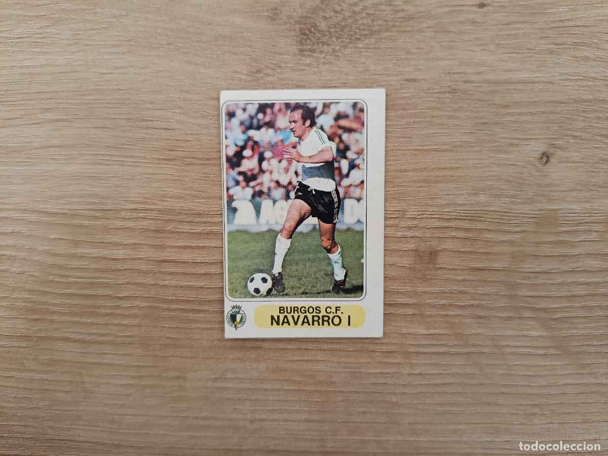 Fu&szlig;ball-Sticker: CROMO PACOSA FUTBOL EN ACCION NAVARRO I BURGOS SIN PEGAR NUNCA PEGADO 1978 1979 78 79 D626