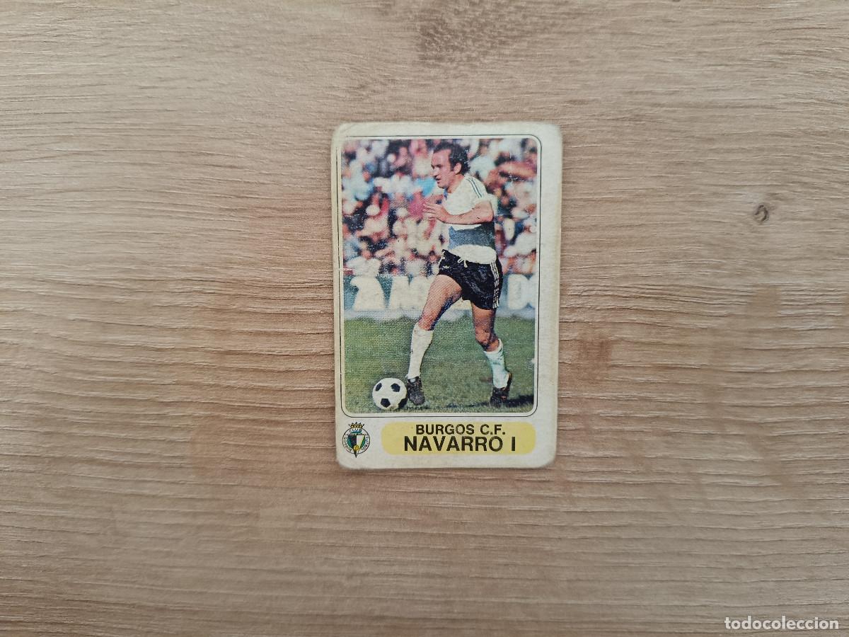 Fu&szlig;ball-Sticker: CROMO PACOSA FUTBOL EN ACCION NAVARRO I BURGOS SIN PEGAR NUNCA PEGADO 1978 1979 78 79 D626