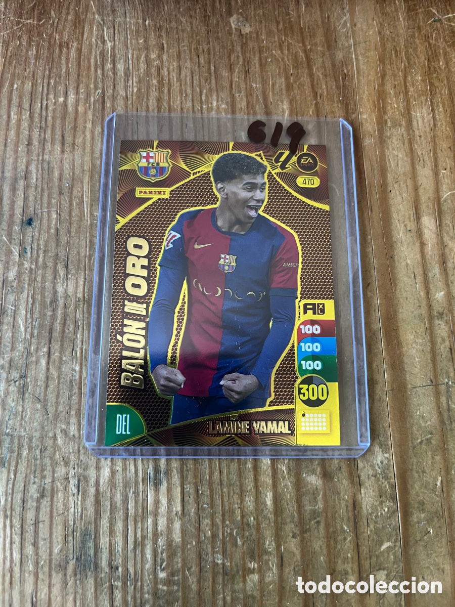 Fu&szlig;ball-Sticker: CROMO CARD PANINI ADRENALYN XL BALON DE ORO # 470 LAMINE YAMAL BARCELONA 2024 2025