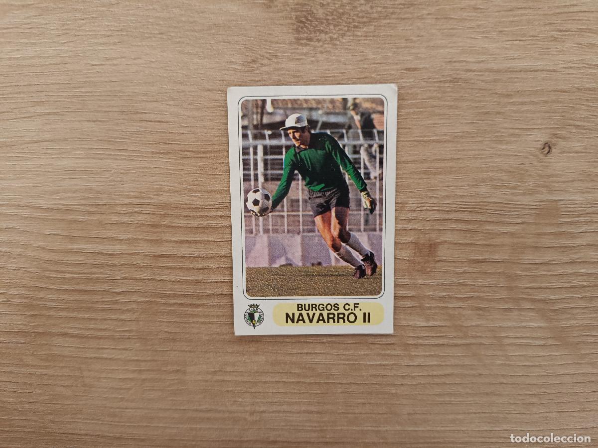 Fu&szlig;ball-Sticker: CROMO PACOSA FUTBOL EN ACCION NAVARRO II BURGOS SIN PEGAR NUNCA PEGADO 1978 1979 78 79 D626