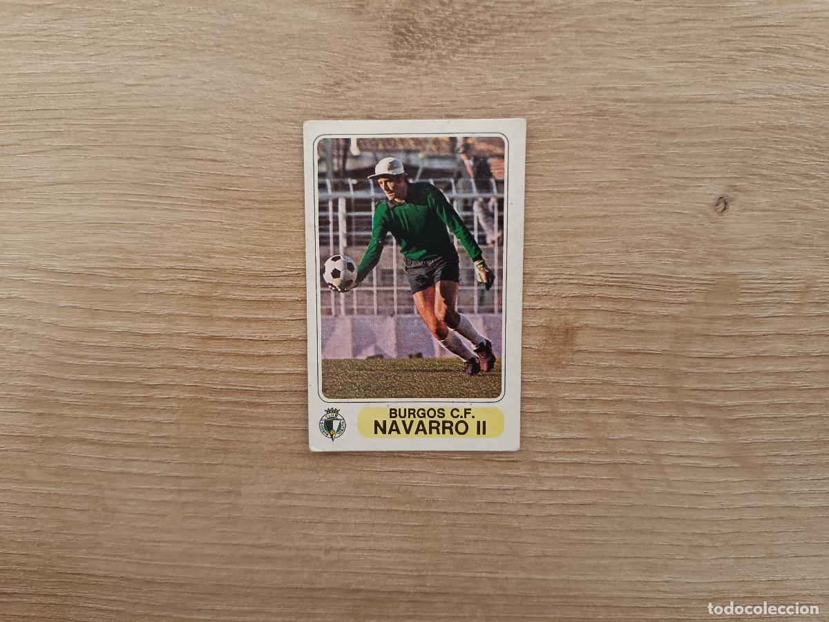 Fu&szlig;ball-Sticker: CROMO PACOSA FUTBOL EN ACCION NAVARRO II BURGOS SIN PEGAR NUNCA PEGADO 1978 1979 78 79 D626