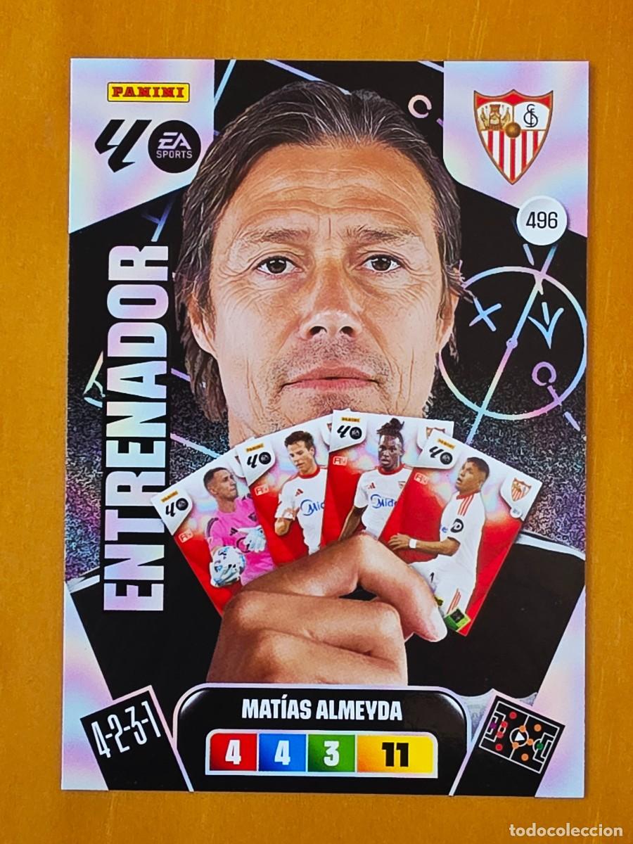 Cromos de F&uacute;tbol: 496 Mat&iacute;as Almeyda, Sevilla FC, Entrenador, Panini Adrenalyn XL Liga 2025 2026 25 26