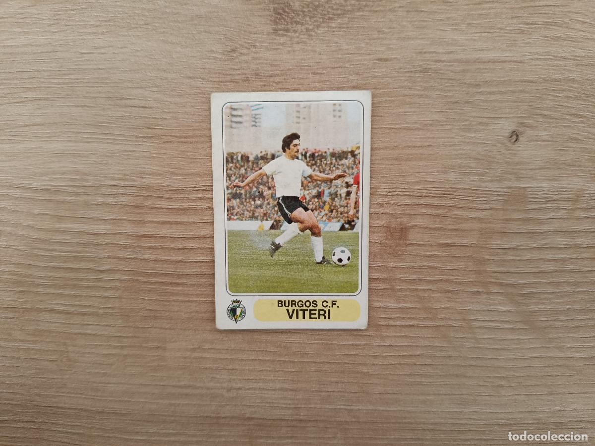 Cromos de F&uacute;tbol: CROMO PACOSA FUTBOL EN ACCION VITERI BURGOS SIN PEGAR NUNCA PEGADO 1978 1979 78 79 D626