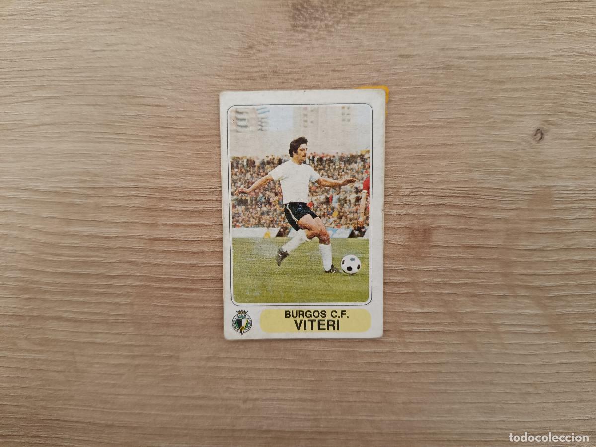Cromos de F&uacute;tbol: CROMO PACOSA FUTBOL EN ACCION VITERI BURGOS DESPEGADO 1978 1979 78 79 D626