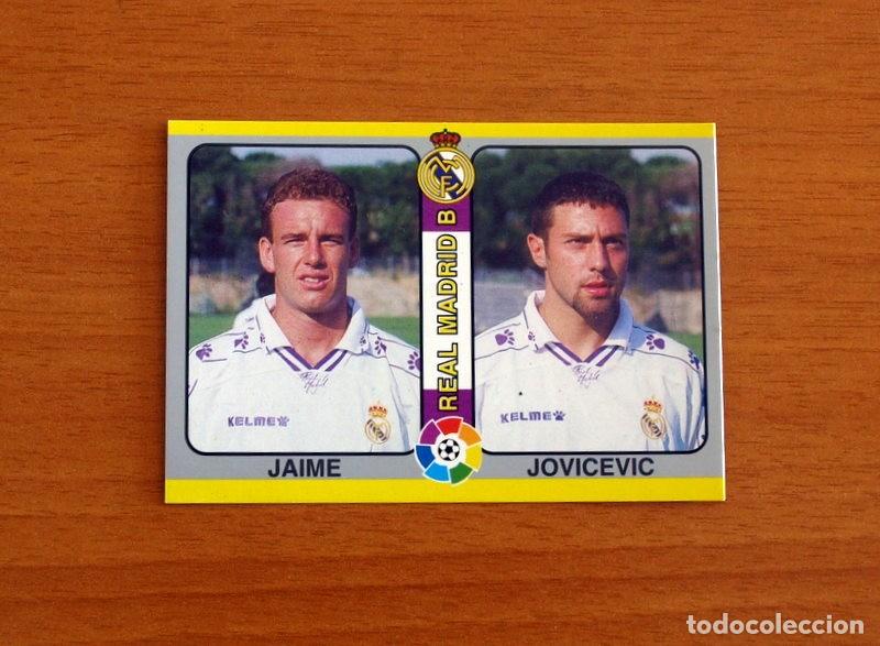 Cromos de F&uacute;tbol: Real Madrid B -N&ordm; 214 Jaime-Jovicevic -Fichas Liga Mundicromo F&uacute;tbol Total 1994-1995, 94-95