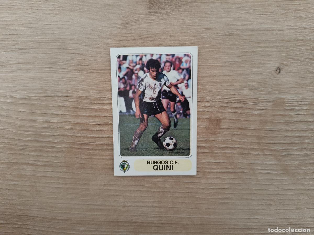 Cromos de F&uacute;tbol: CROMO PACOSA FUTBOL EN ACCION QUINI BURGOS SIN PEGAR NUNCA PEGADO 1978 1979 78 79 D626