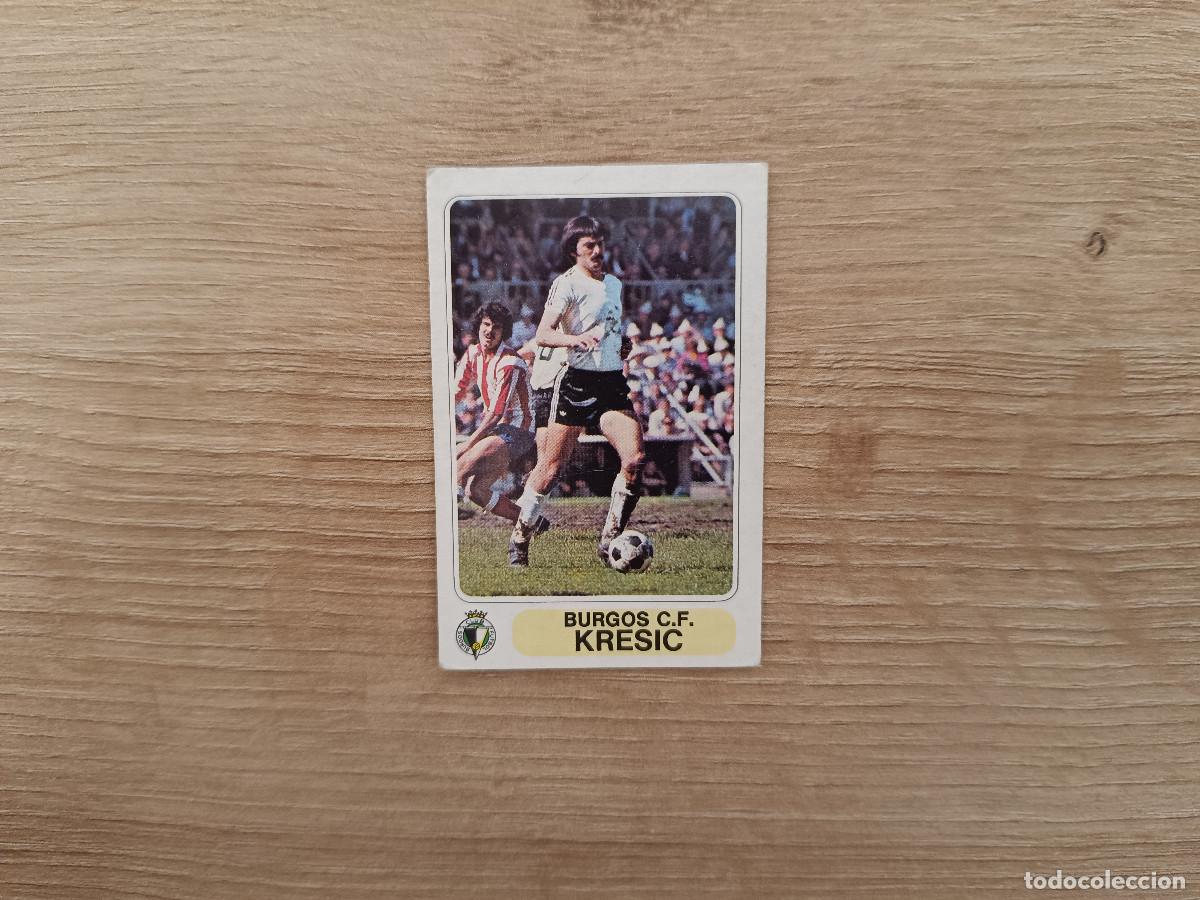 Football Stickers: CROMO PACOSA FUTBOL EN ACCION KRESIC BURGOS SIN PEGAR NUNCA PEGADO 1978 1979 78 79 D626