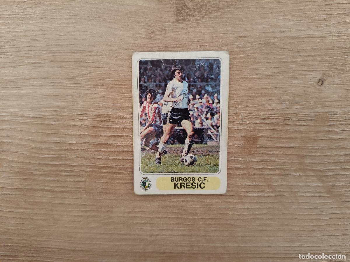 Football Stickers: CROMO PACOSA FUTBOL EN ACCION KRESIC BURGOS SIN PEGAR NUNCA PEGADO 1978 1979 78 79 D626