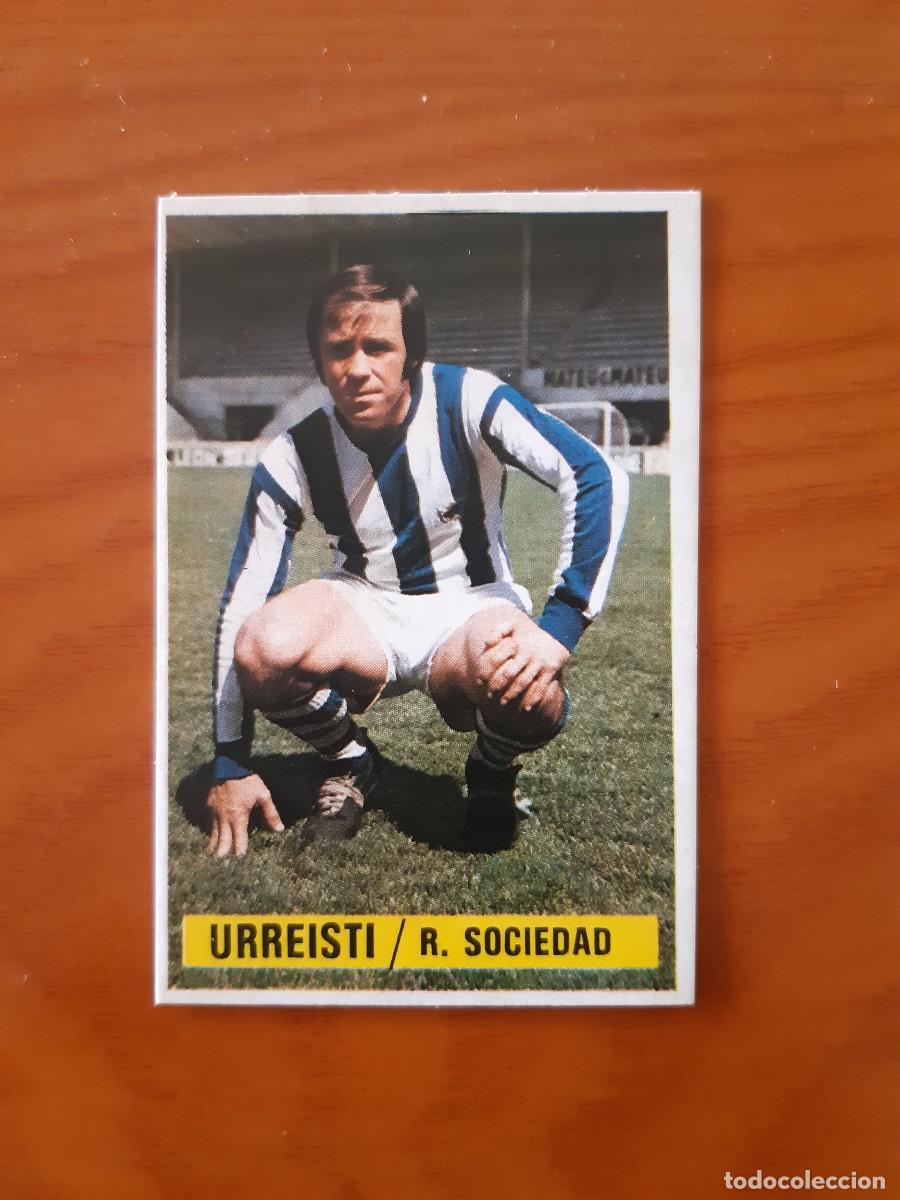 Football Stickers: Urreisti (Real Sociedad) Liga 74-75 ESTE. Nunca pegado, sin pegar