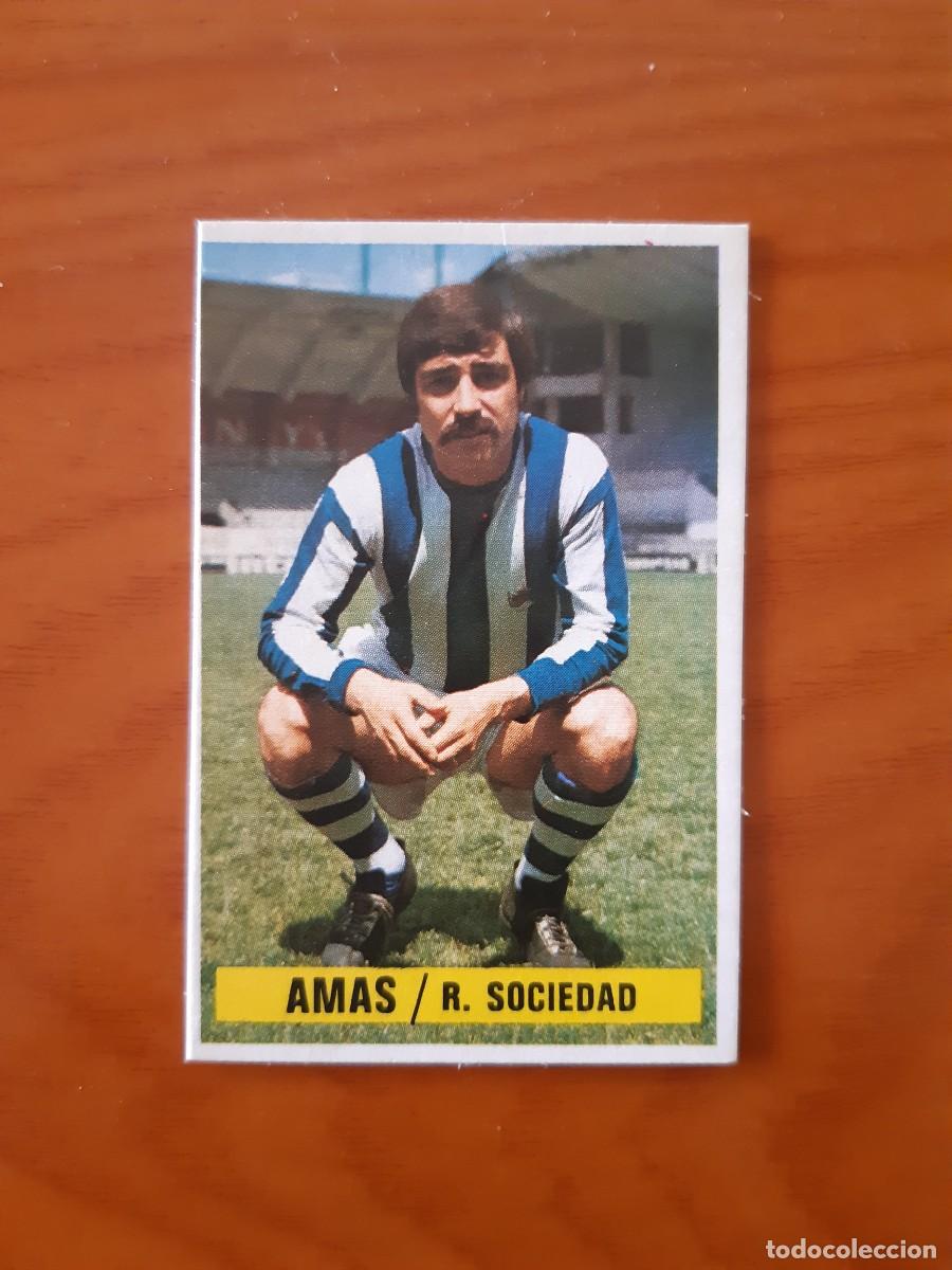 Football Stickers: Amas (Real Sociedad) Liga 74-75 ESTE. Nunca pegado, sin pegar