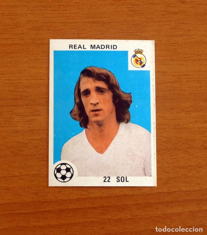 Football Stickers: Real Madrid - N&ordm; 22 Sol - Editorial Maga 1978-1979, 78-79 - Nunca Pegado