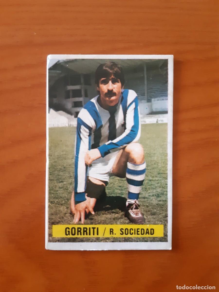 Figurine di Calcio: Gorriti (Real Sociedad) Liga 74-75 ESTE. Nunca pegado, sin pegar