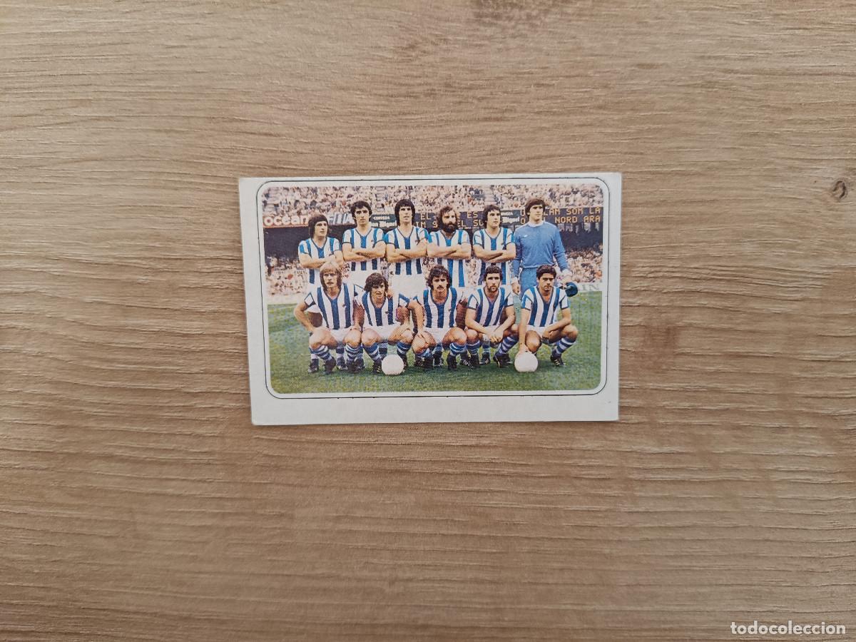Figurine di Calcio: CROMO PACOSA FUTBOL EN ACCION ALINEACION REAL SOCIEDAD SIN PEGAR NUNCA PEGADO 1978 1979 78 79 D626