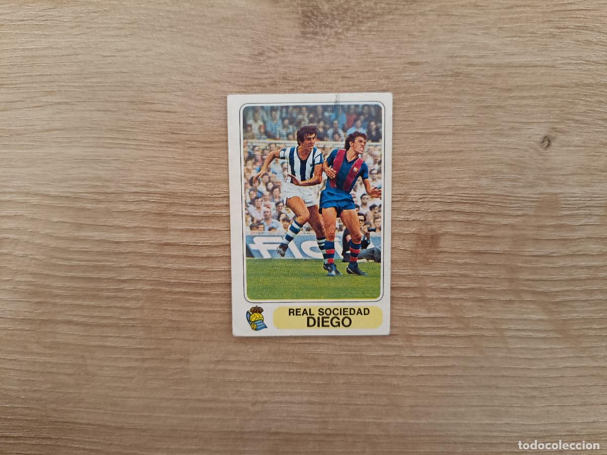 Cromos de F&uacute;tbol: CROMO PACOSA FUTBOL EN ACCION DIEGO REAL SOCIEDAD SIN PEGAR NUNCA PEGADO 1978 1979 78 79 D626