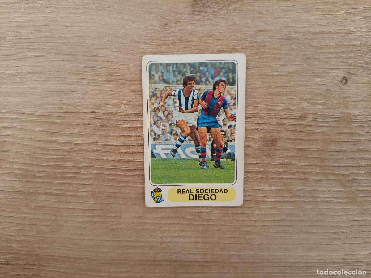 Cromos de F&uacute;tbol: CROMO PACOSA FUTBOL EN ACCION DIEGO REAL SOCIEDAD SIN PEGAR NUNCA PEGADO 1978 1979 78 79 D626