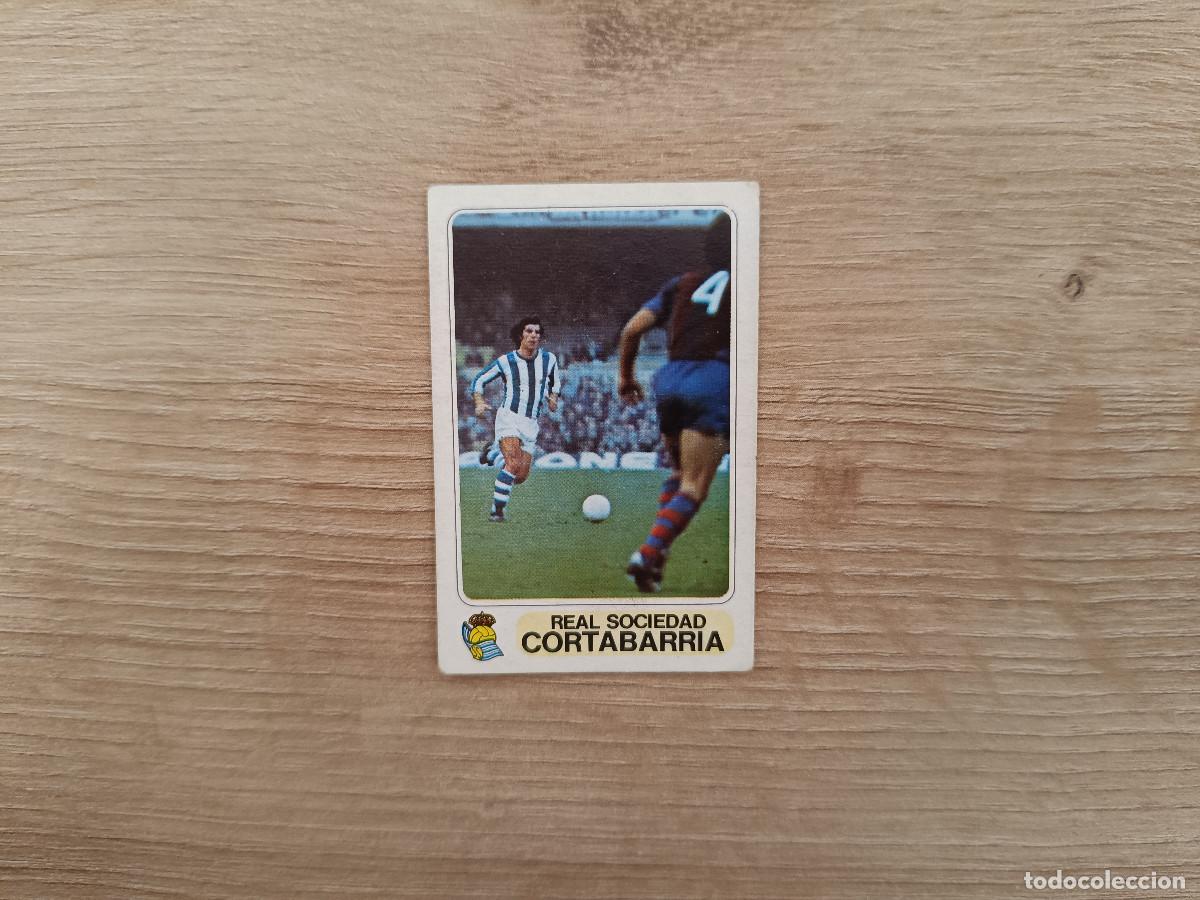 Cromos de F&uacute;tbol: CROMO PACOSA FUTBOL EN ACCION CORTABARRIA REAL SOCIEDAD SIN PEGAR NUNCA PEGADO 1978 1979 78 79 D626