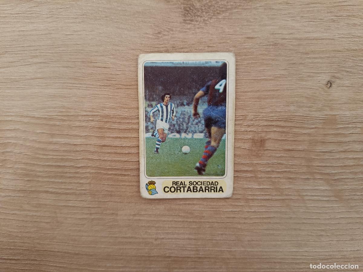 Cromos de F&uacute;tbol: CROMO PACOSA FUTBOL EN ACCION CORTABARRIA REAL SOCIEDAD SIN PEGAR NUNCA PEGADO 1978 1979 78 79 D626