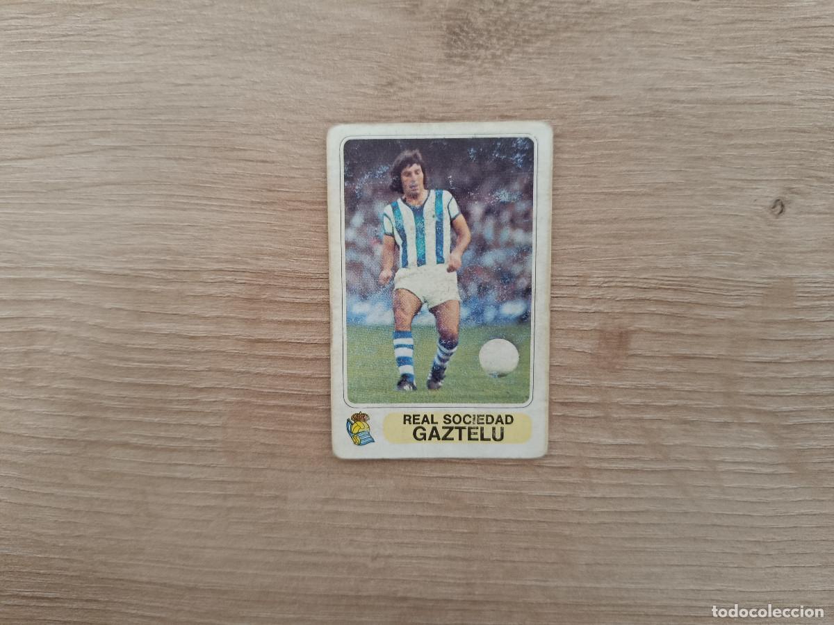 Cromos de F&uacute;tbol: CROMO PACOSA FUTBOL EN ACCION GAZTELU REAL SOCIEDAD DESPEGADO 1978 1979 78 79 D626