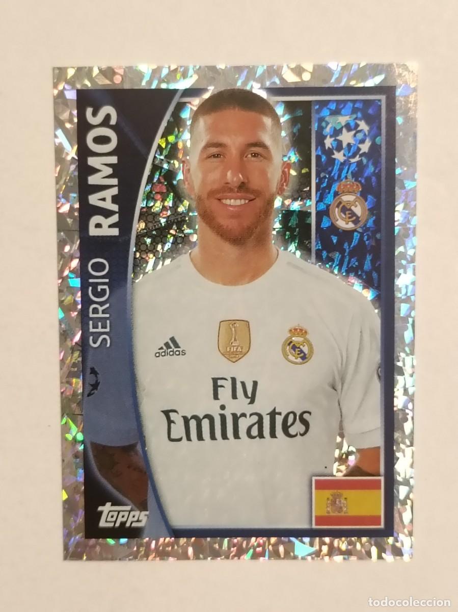 Cromos de F&uacute;tbol: #35 SERGIO RAMOS (REAL MADRID) UEFA CHAMPIONS LEAGUE 2015/2016 TOPPS