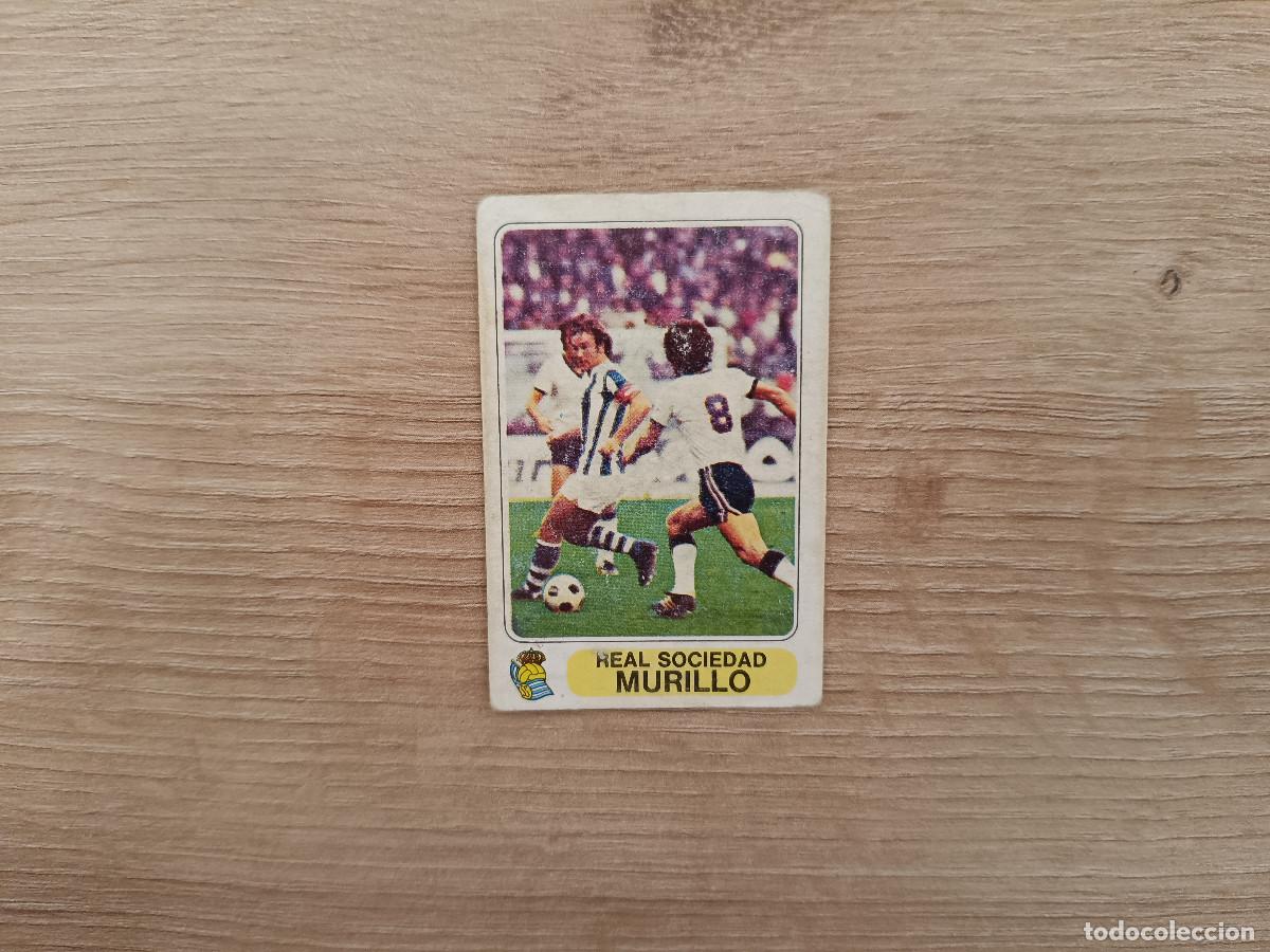 Cromos de F&uacute;tbol: CROMO PACOSA FUTBOL EN ACCION MURILLO REAL SOCIEDAD DESPEGADO 1978 1979 78 79 D626