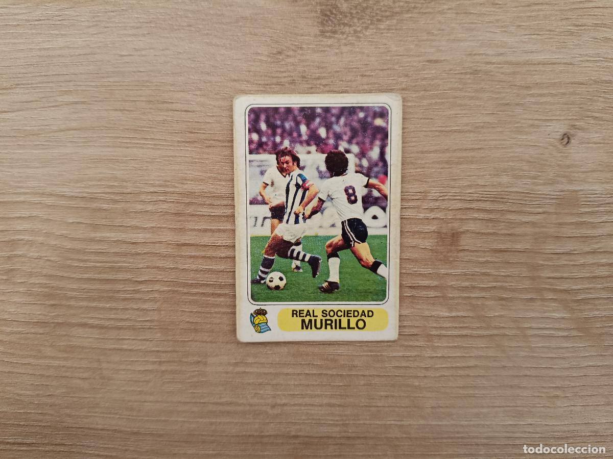 Cromos de F&uacute;tbol: CROMO PACOSA FUTBOL EN ACCION MURILLO REAL SOCIEDAD SIN PEGAR NUNCA PEGADO 1978 1979 78 79 D626